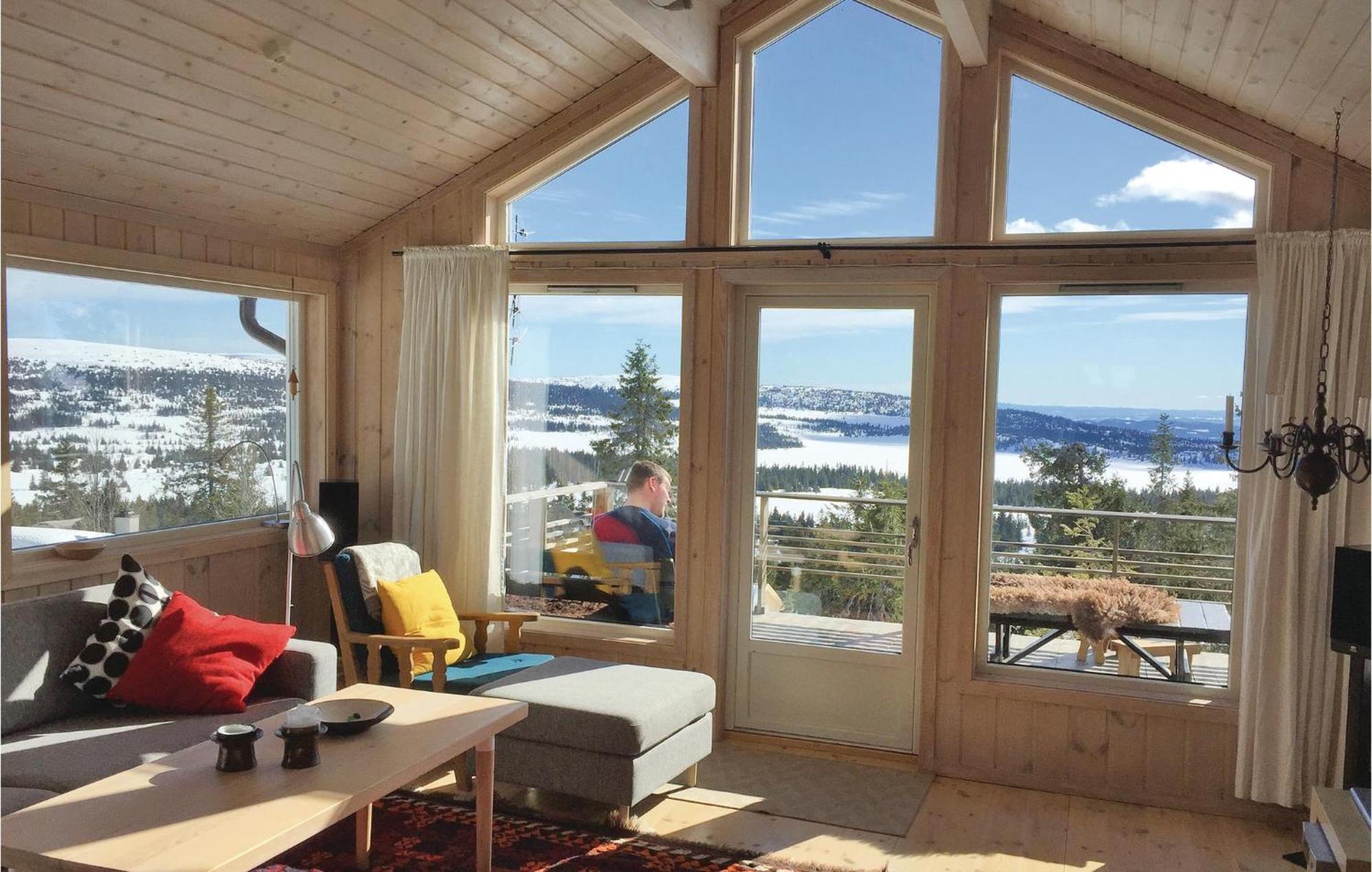 Three-Bedroom Holiday Home in Sjusjoen Buitenkant foto